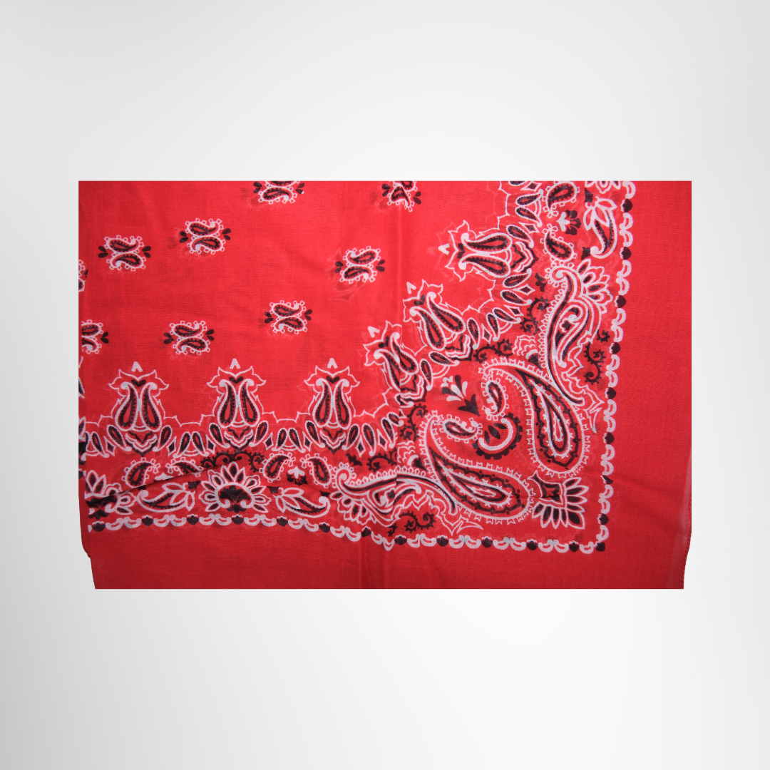 Red Square Cotton Bandana