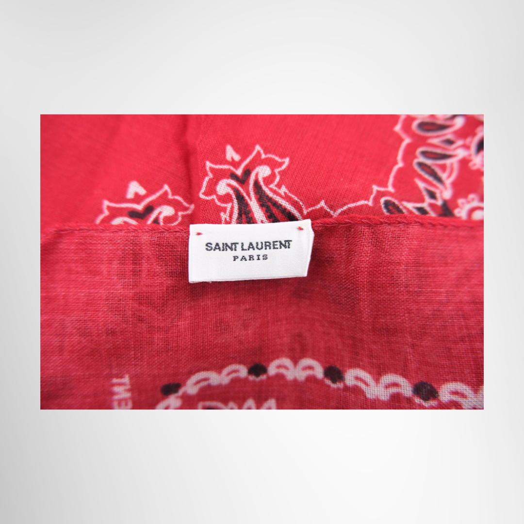 Red Paisley Bandana