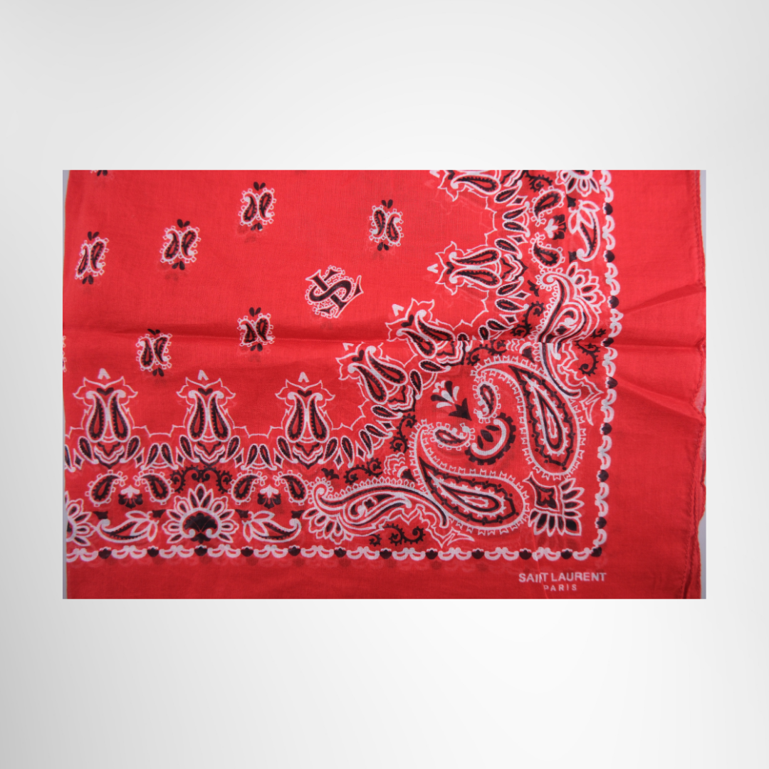 Red Square Cotton Bandana