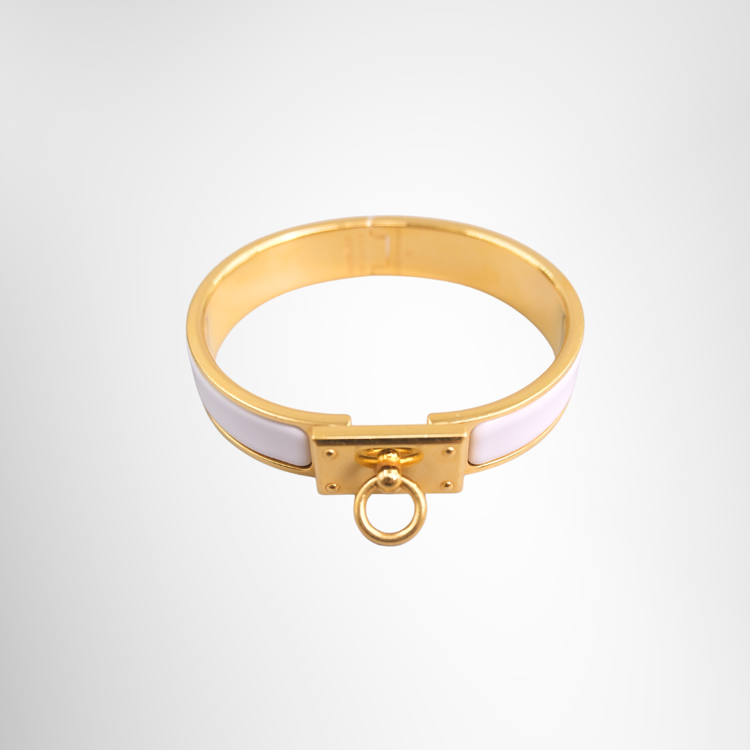 Relap Saphir Swift Mecki Rivale Gold x White Bangle