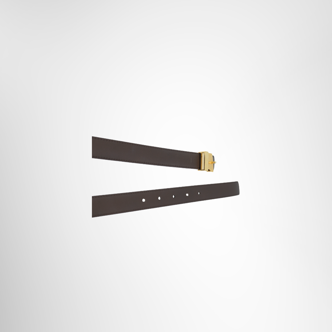 Damier Ebene Canvas Belt