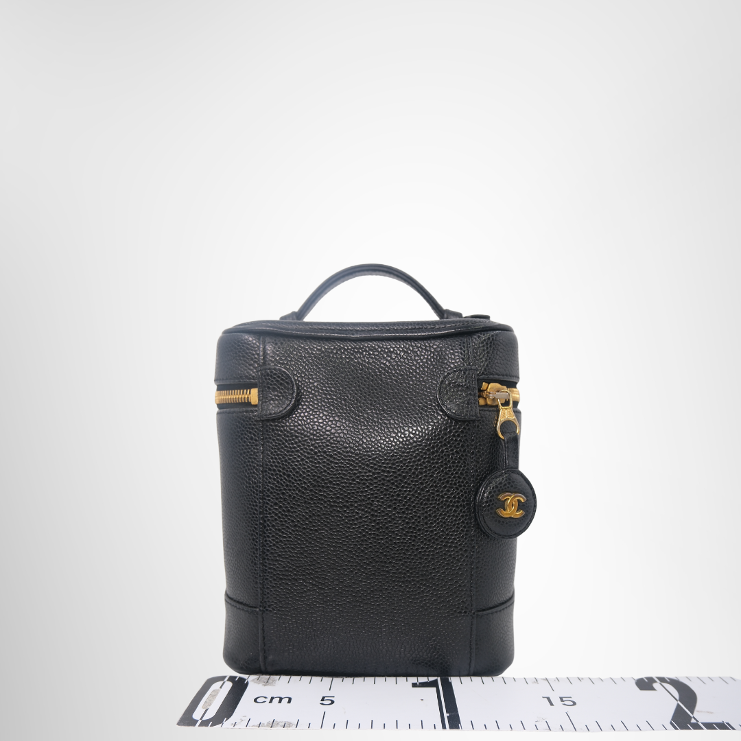 Coco Mark Caviar Vanity Bag