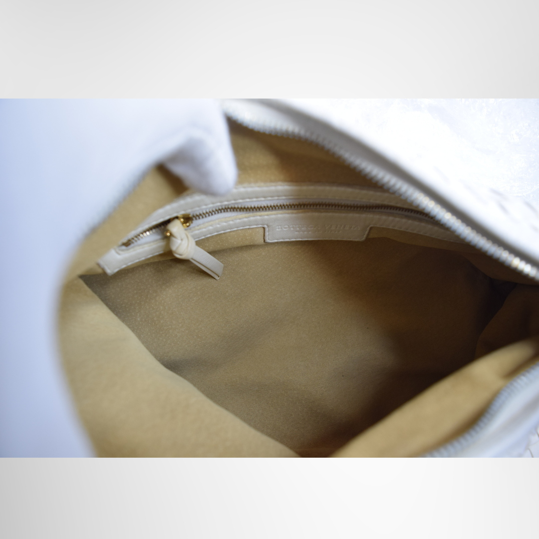 Intrecciato Leather Hobo Bag