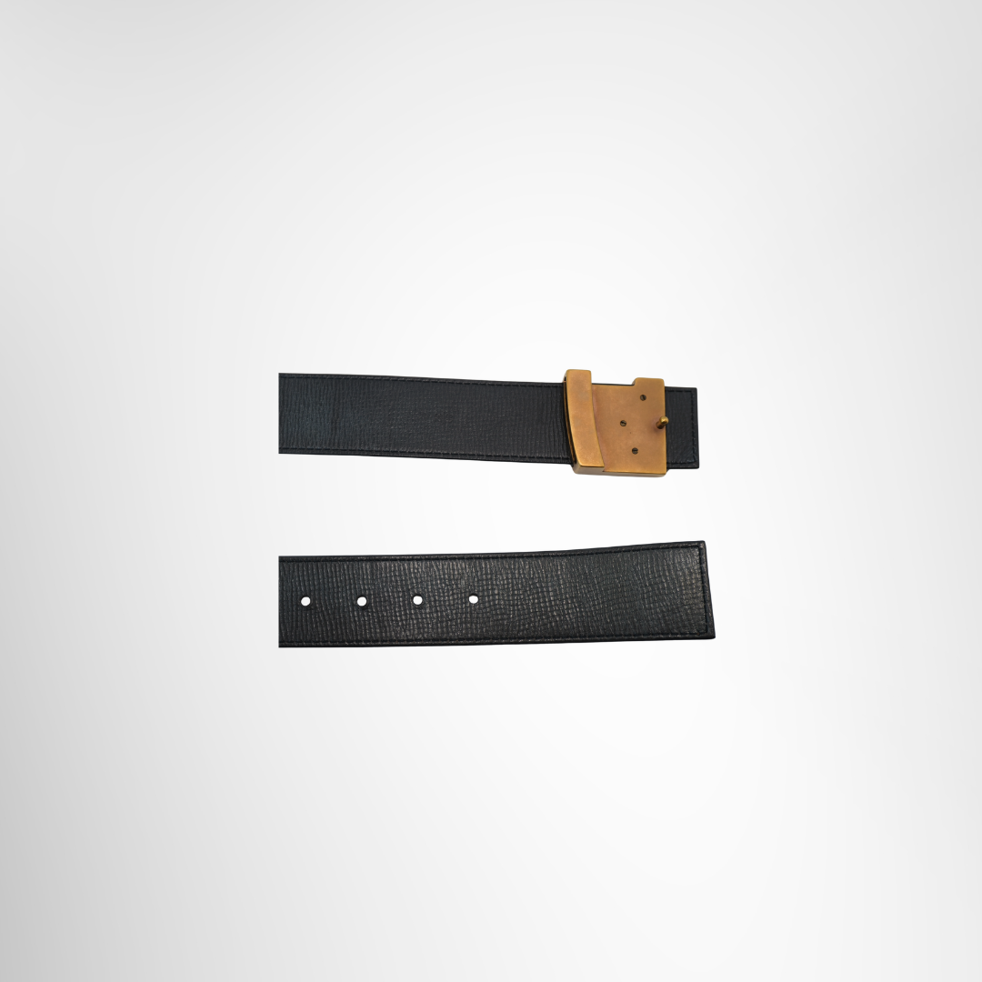 LOUIS VUITTON Leather Initiales Belt