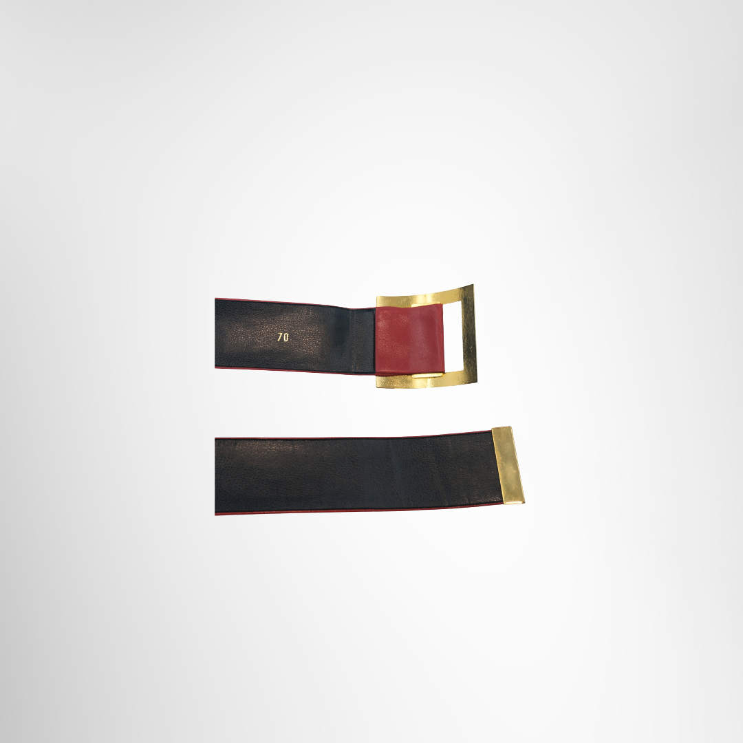 Vintage Square Buckle Belt