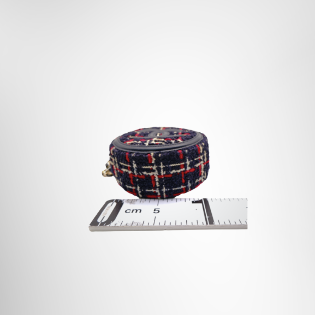 Tweed Round Bag