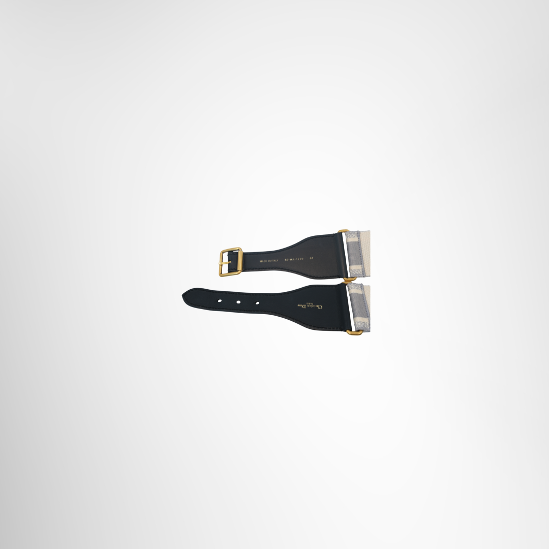 Embroidered Canvas Belt
