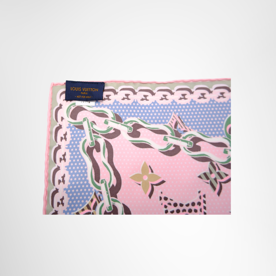 Carre Pop Monogram Silk Square Scarf