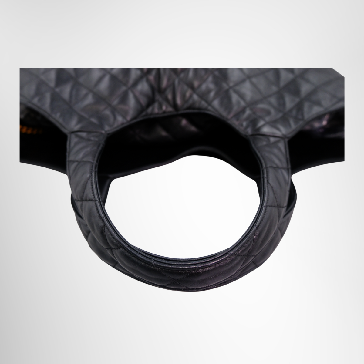 Saint Laurent Agal Quilted Leather Tote Bag – Black