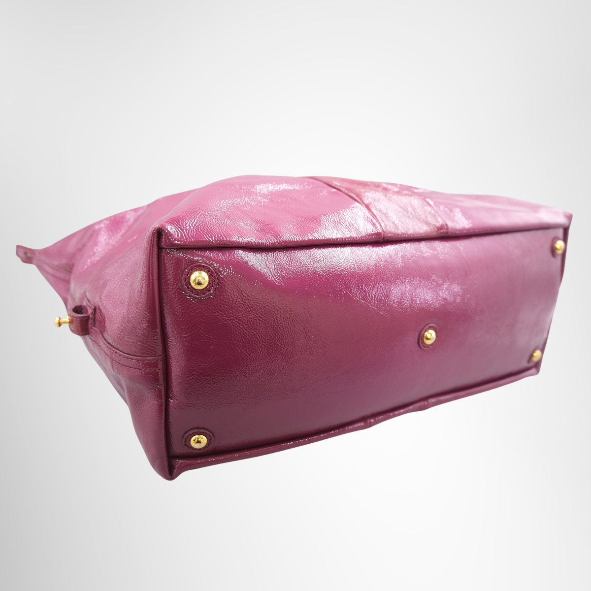 Yves Saint Laurent Easy Tote Bag in Fuchsia - Patent Leather