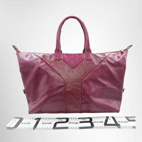 Yves Saint Laurent Easy Tote Bag in Fuchsia - Patent Leather