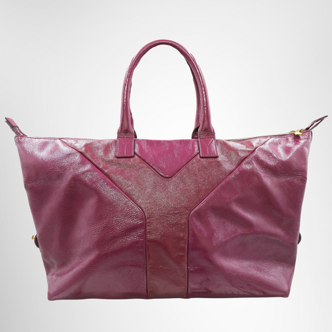 Yves Saint Laurent Easy Tote Bag in Fuchsia - Patent Leather