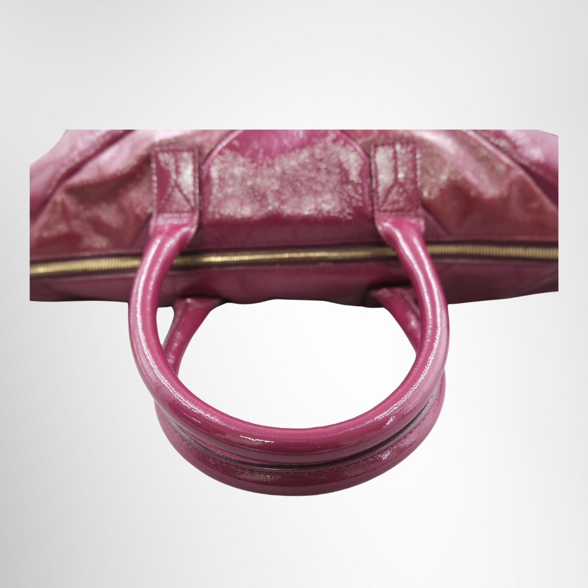 Yves Saint Laurent Easy Tote Bag in Fuchsia - Patent Leather