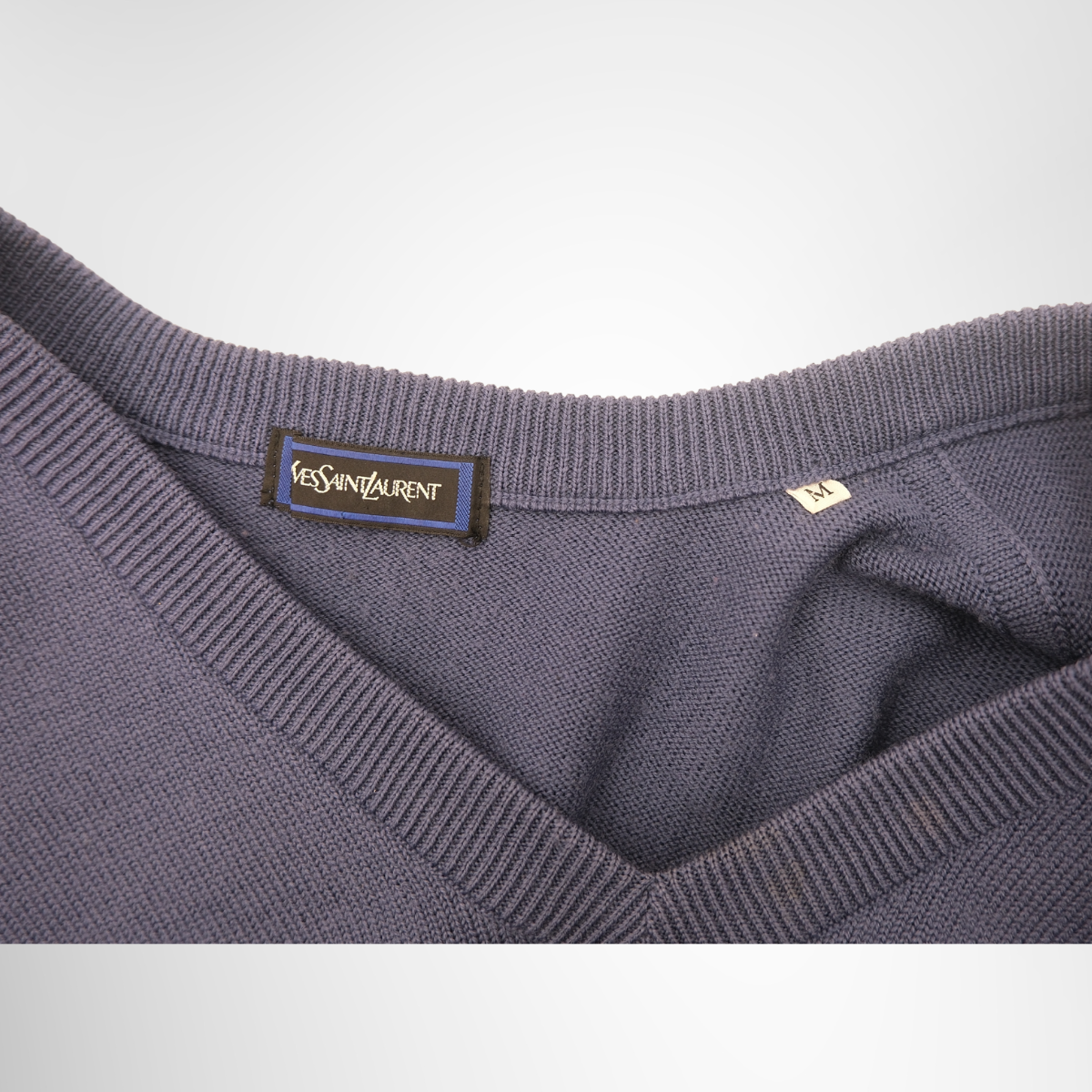 Saint Laurent V Neck Sweater Vest – Pre-Owned Luxury Apparel – Antonio & Co Tag