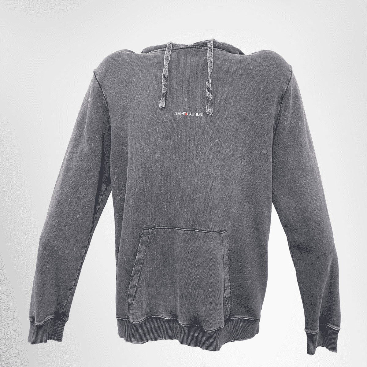 Saint Laurent Washed Hoodie – Pre-Owned Luxury Brand Apparel – Antonio & Co Front Page