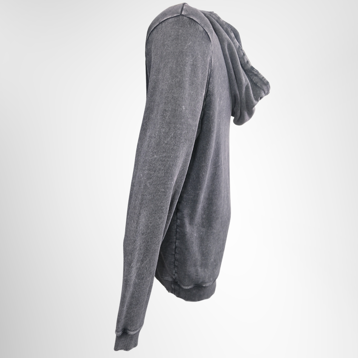 Saint Laurent Washed Hoodie – Pre-Owned Luxury Brand Apparel – Antonio & Co Side View