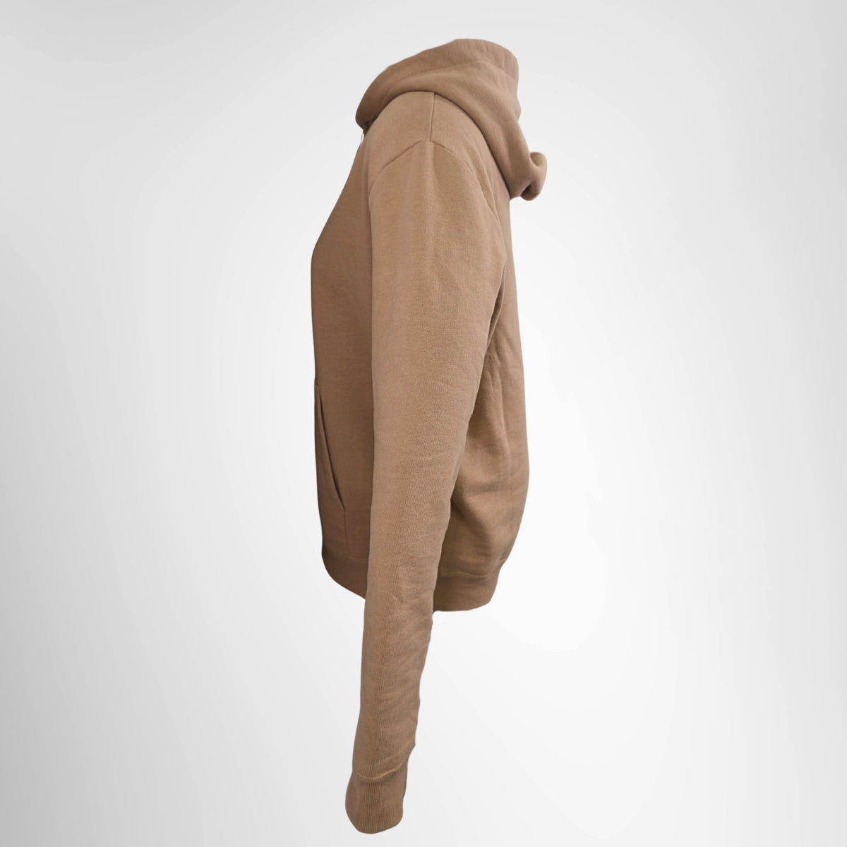 Saint Laurent Logo Print Cotton Hoodie – Pre-Owned Luxury Brand Apparel – Antonio & Co Side View 2