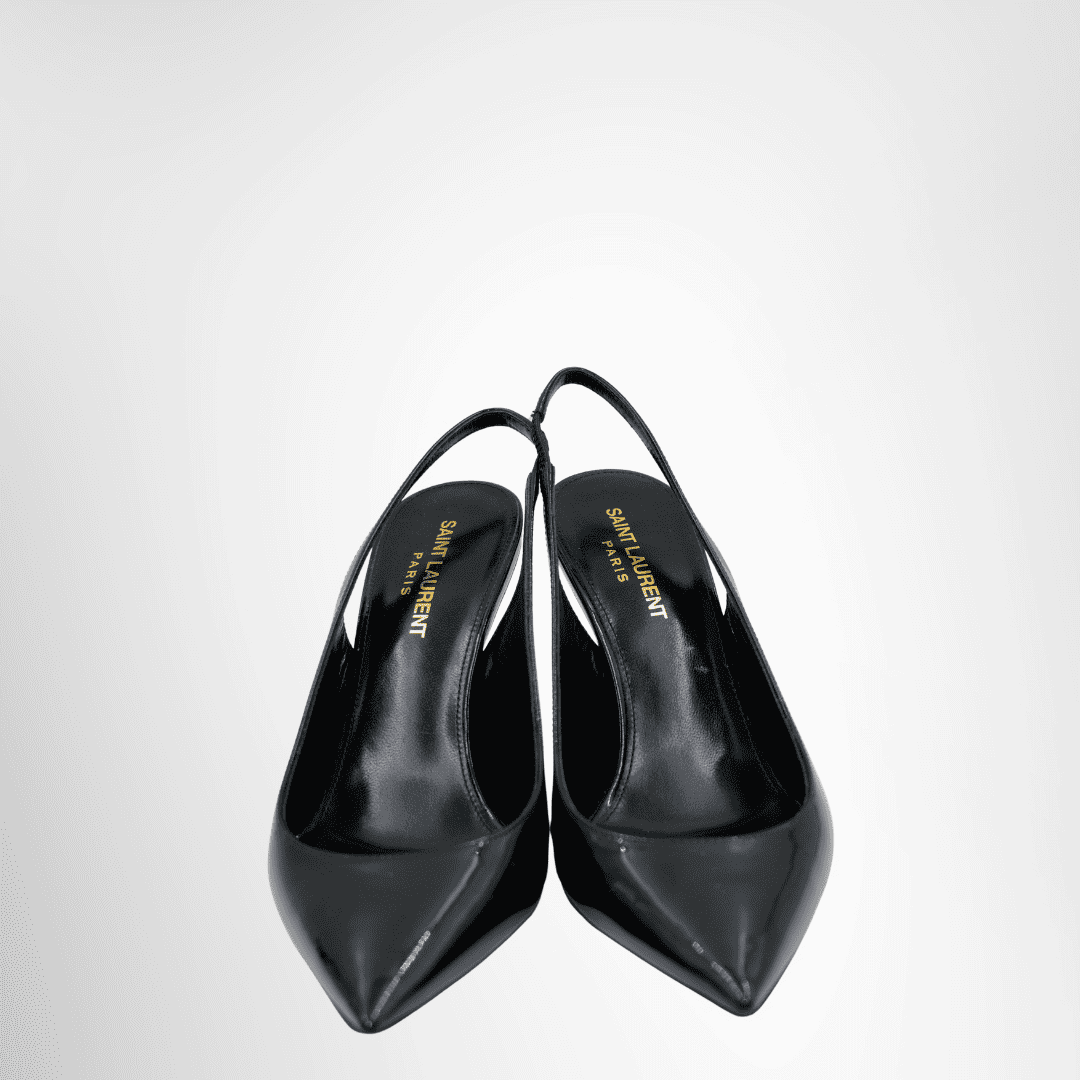 Saint Laurent Preowned Luxury Slingback Pumps - Antonio & Co. Front Page