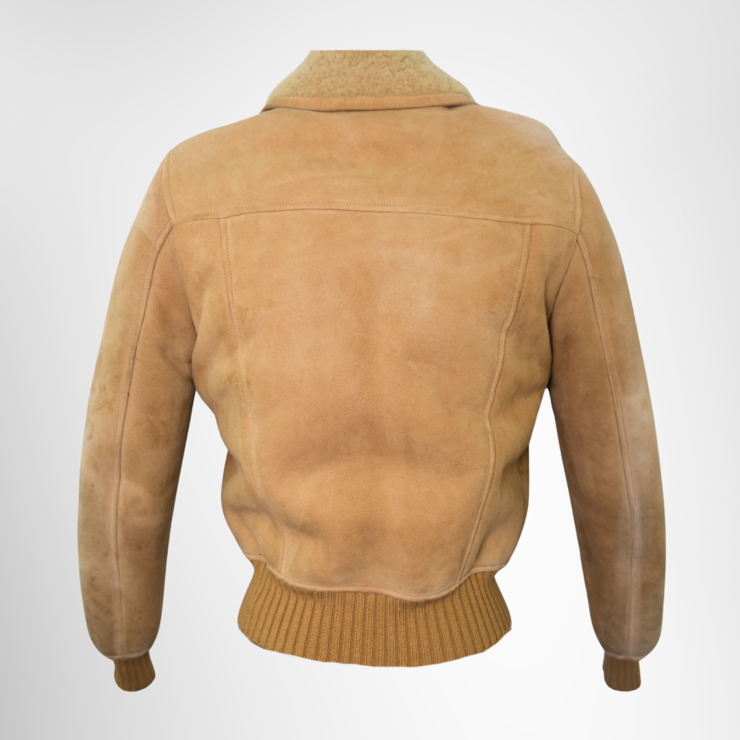 Suede Bomber Jacket