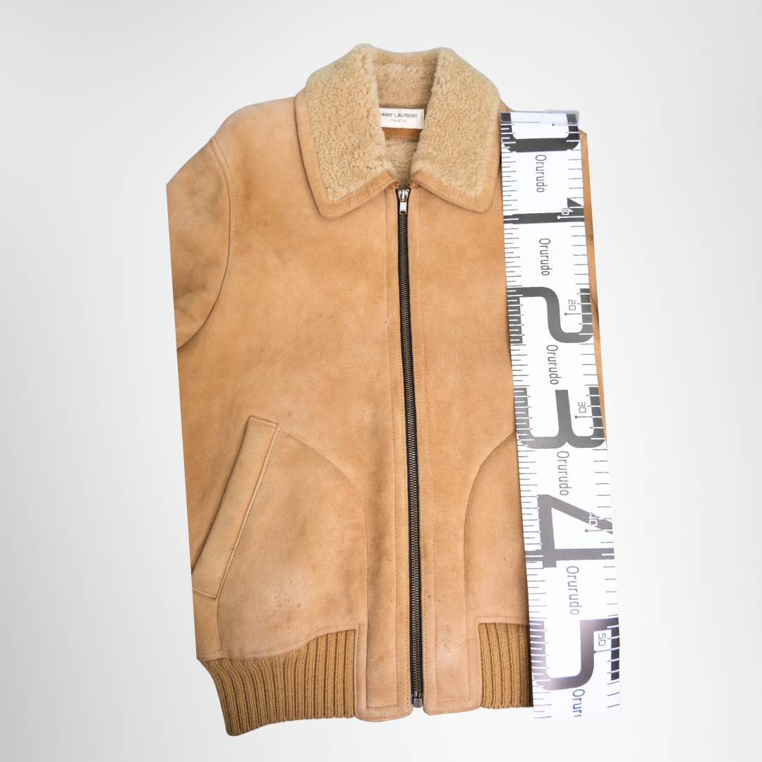 Suede Bomber Jacket