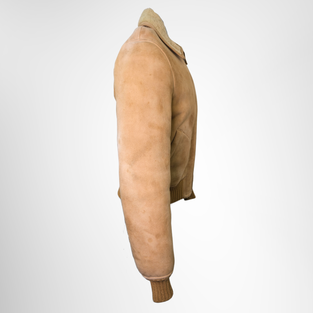 Suede Bomber Jacket