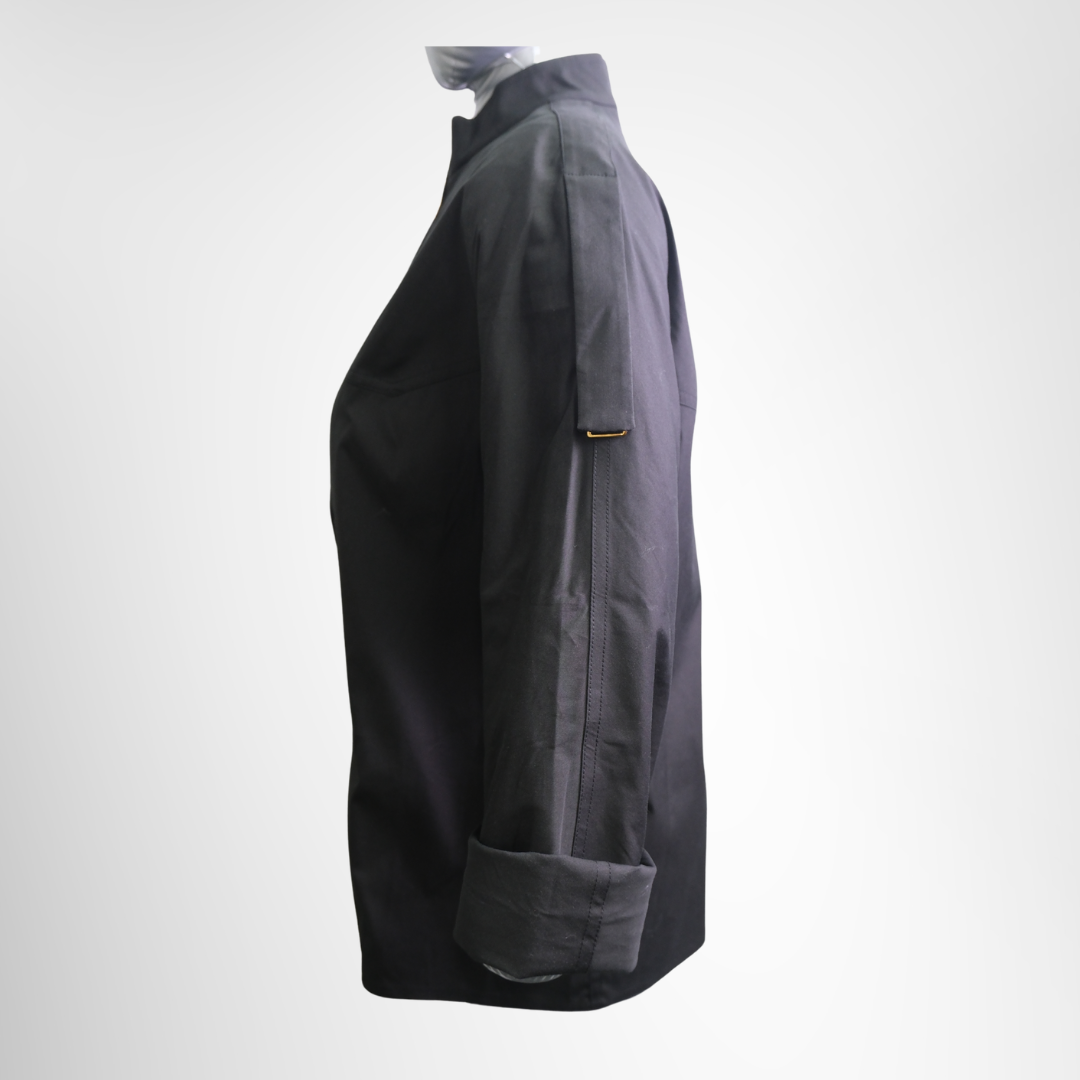 Saint Laurent Black Long Sleeve Top – Pre-Owned Luxury Apparel – Antonio & Co – Side View 2