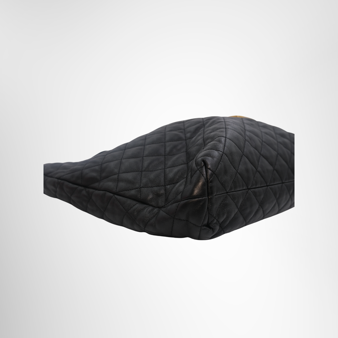 Saint Laurent Preowned Luxury Agal Leather Tote Bag Bottom Side View2 - Antonio & Co.
