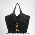 Saint Laurent Preowned Luxury Agal Leather Tote Bag Front View - Antonio & Co.