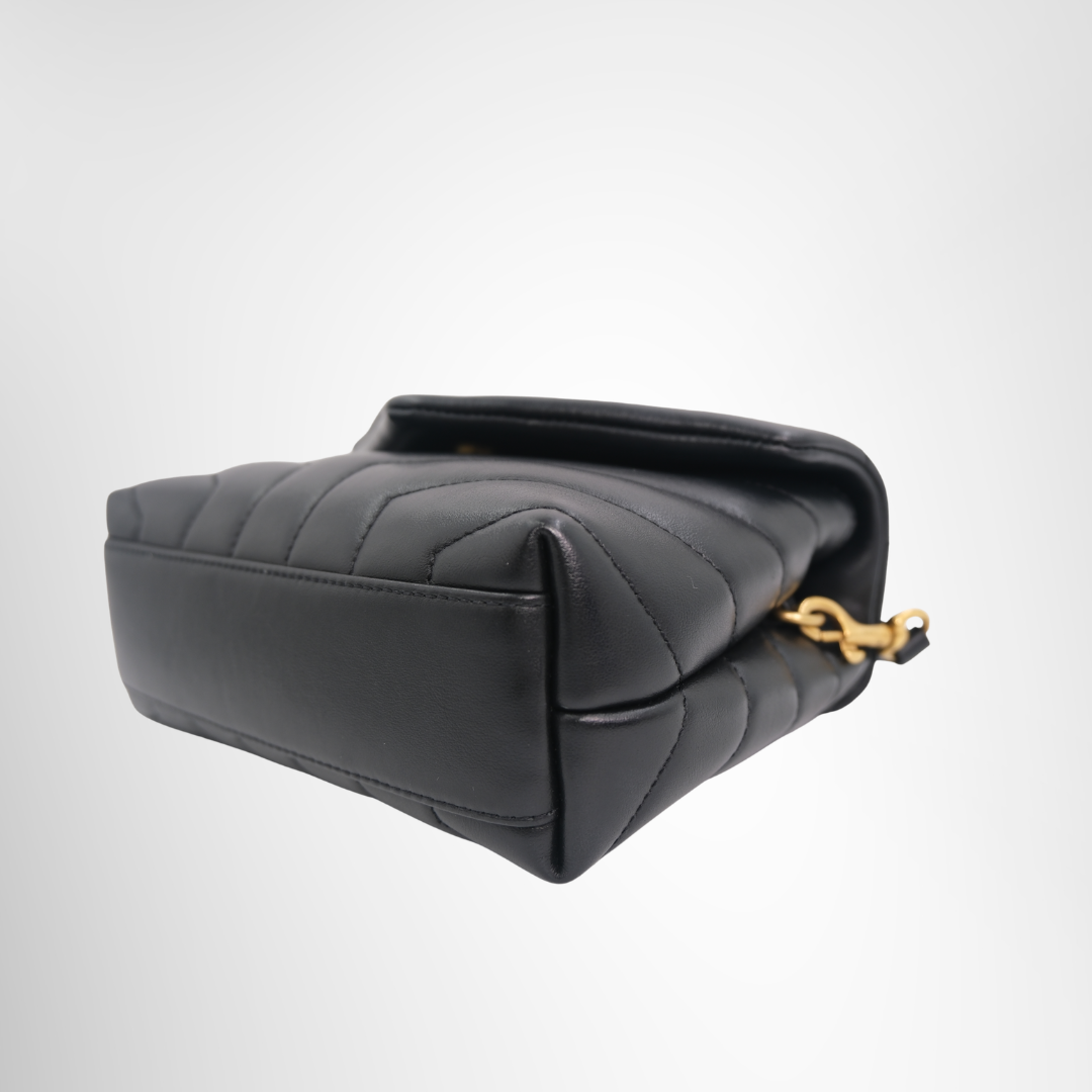 Saint Laurent Preowned Luxury Bag Paris Shoulder Bag Bottom Corner View