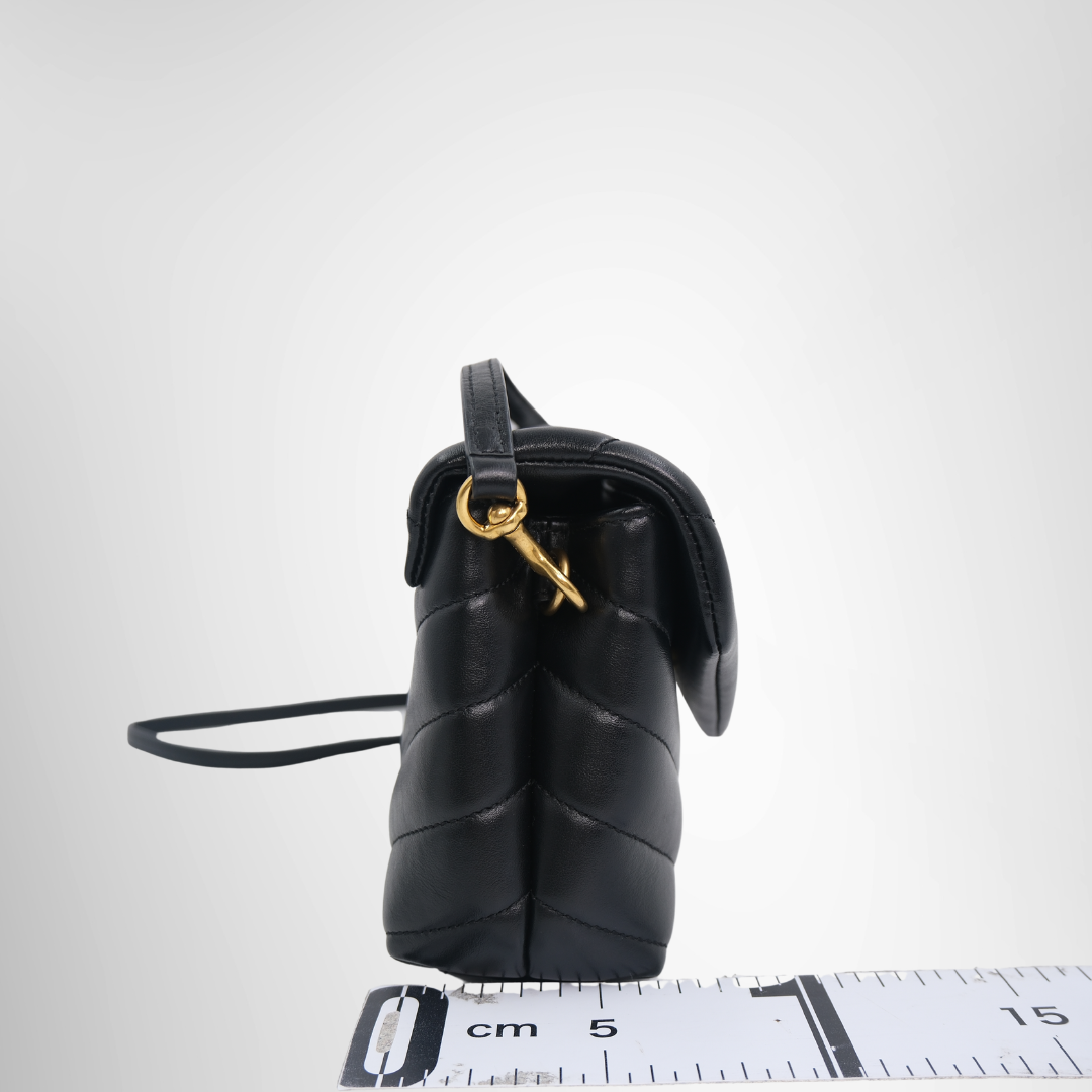 Saint Laurent Preowned Luxury Bag Paris Shoulder Bag Side View