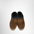 Saint Laurent Preowned Luxury Espadrilles Suede Slip-On Logo Shoes Front Page