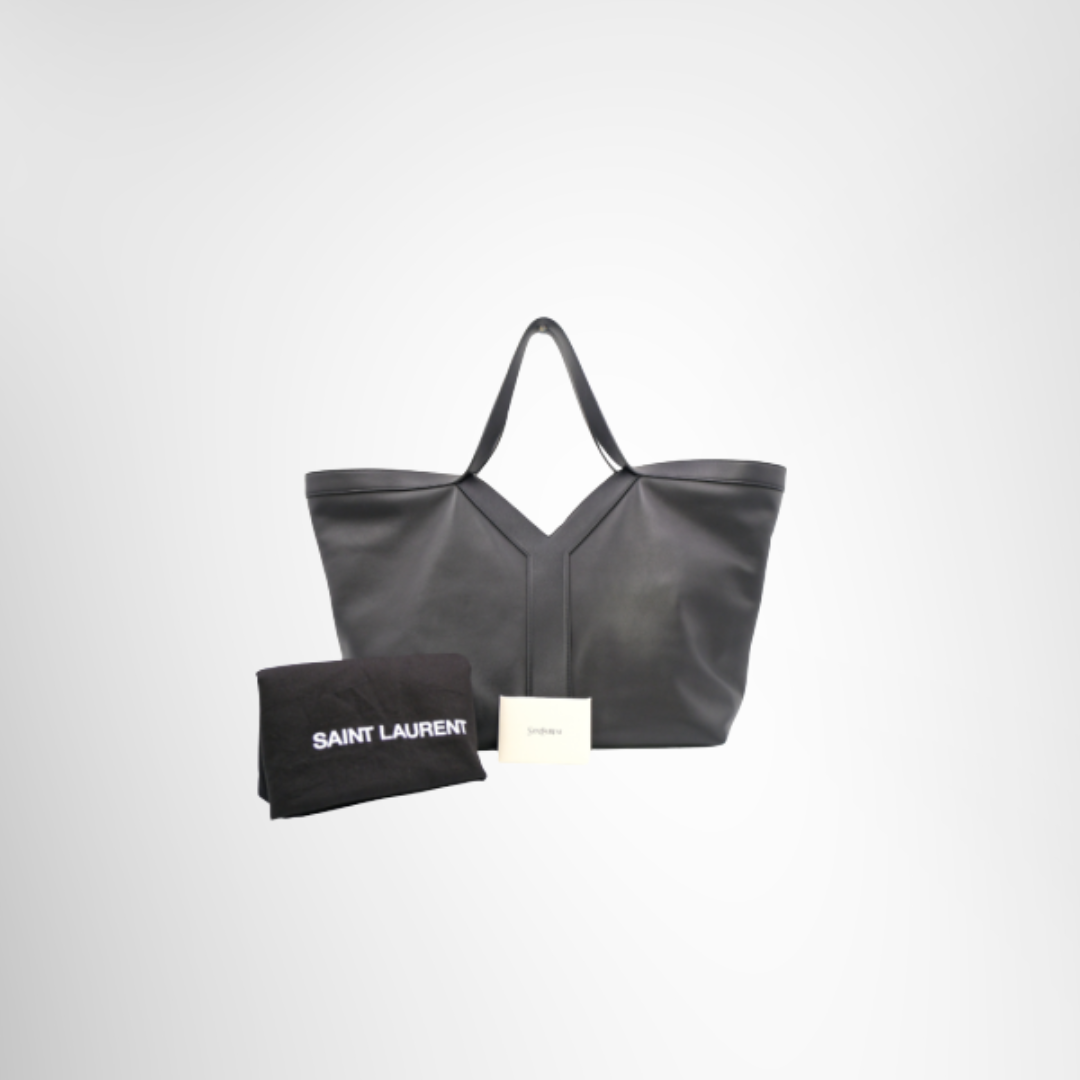 Saint Laurent Preowned Luxury Large Y Tote Bag Front Page - Antonio & Co.