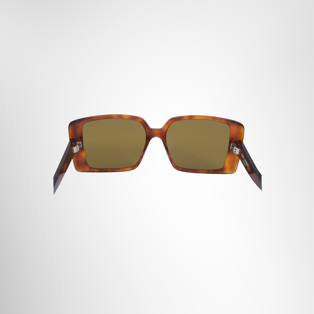 Saint Laurent Preowned Luxury SL451 Havana Acetate Frame Sunglasses Internal Frame View