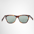 Saint Laurent Preowned Luxury SL 526 002 Shiny Medium Havana Solid Green Sunglasses Inside View - Antonio & Co.