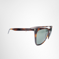 Saint Laurent Preowned Luxury SL 526 002 Shiny Medium Havana Solid Green Sunglasses Side View - Antonio & Co.
