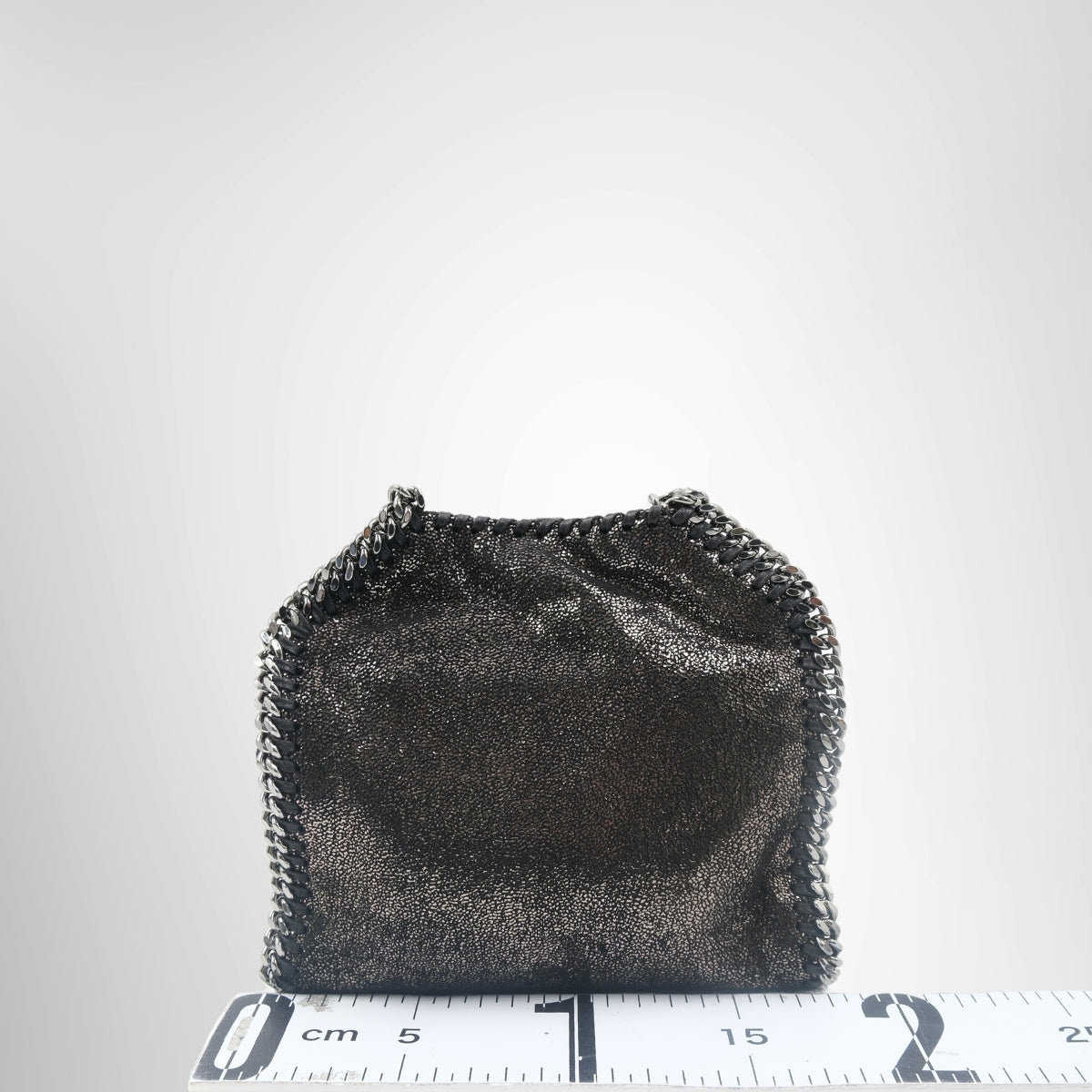 Stella McCartney Falabella Mini Metallic Tote Bag – Pre-Owned Luxury Brand Bag – Antonio & Co Front View 