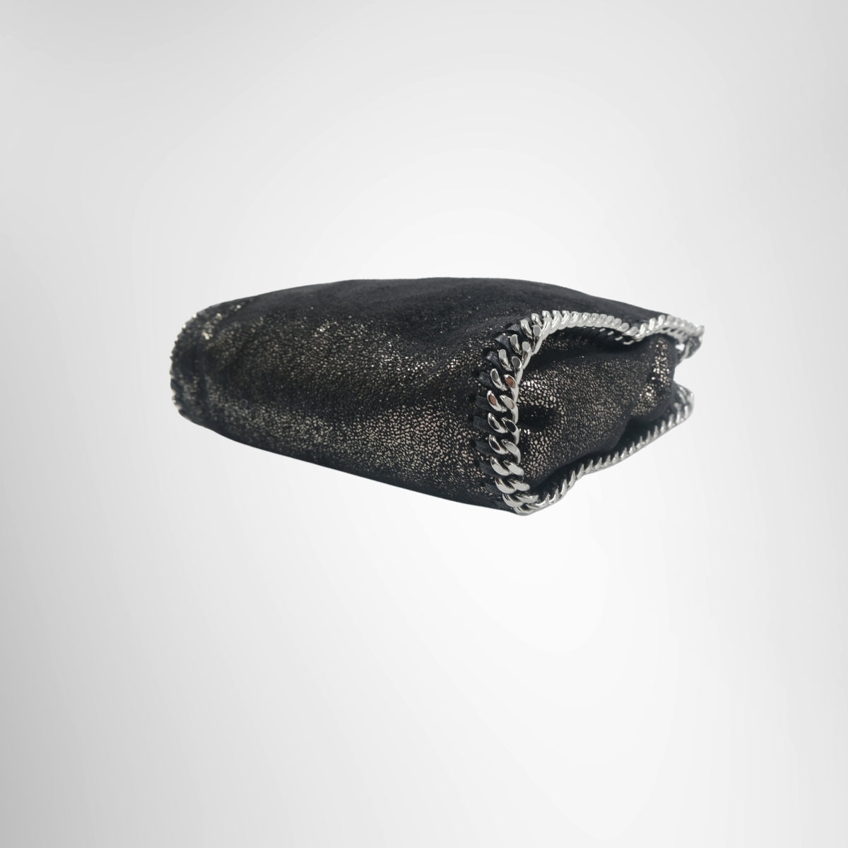 Stella McCartney Falabella Mini Metallic Tote Bag – Pre-Owned Luxury Brand Bag – Antonio & Co Right Corner View 