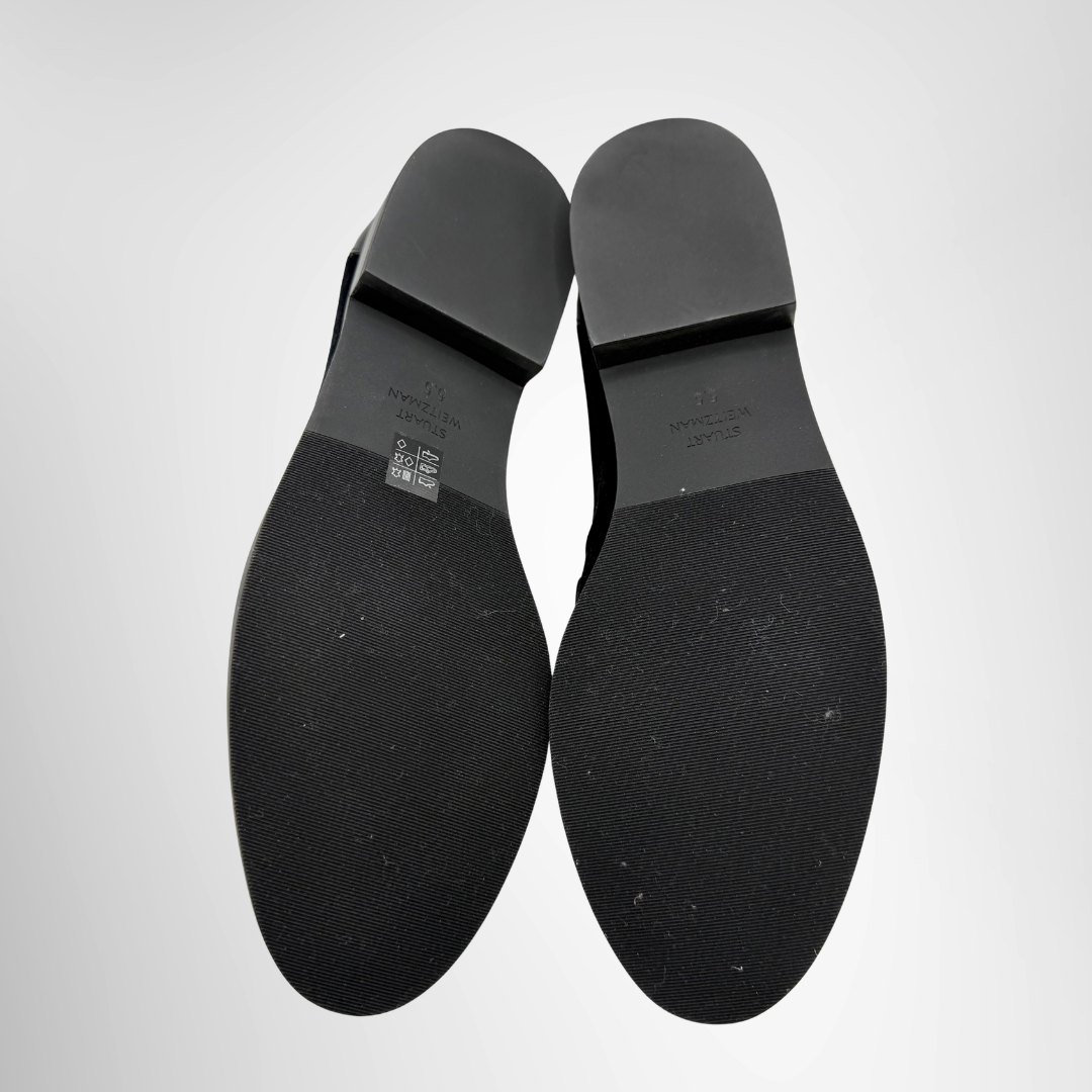Stuart Weitzman Preowned Luxury Shoes Owen Loafer Bottom View