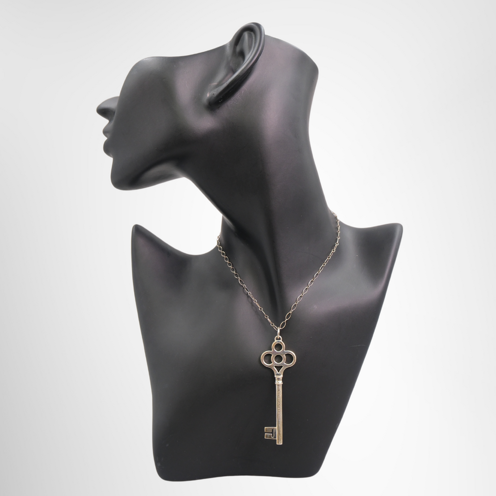 Tiffany & Co. Crown Key Pendant Necklace