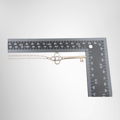 Tiffany & Co. Crown Key Pendant Necklace