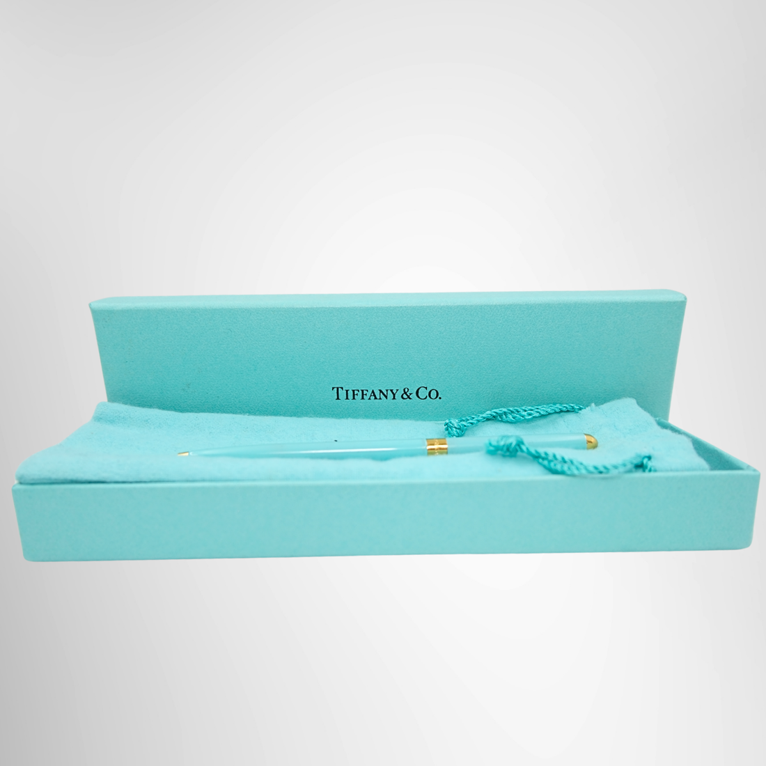 Tiffany & Co Blue Twist Ballpoint Purse Pen – Pre-Owned Luxury Accessories – Antonio & Co Front Page