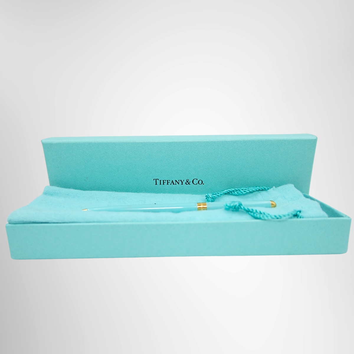 Tiffany & Co Blue Twist Ballpoint Purse Pen – Pre-Owned Luxury Accessories – Antonio & Co Accessory