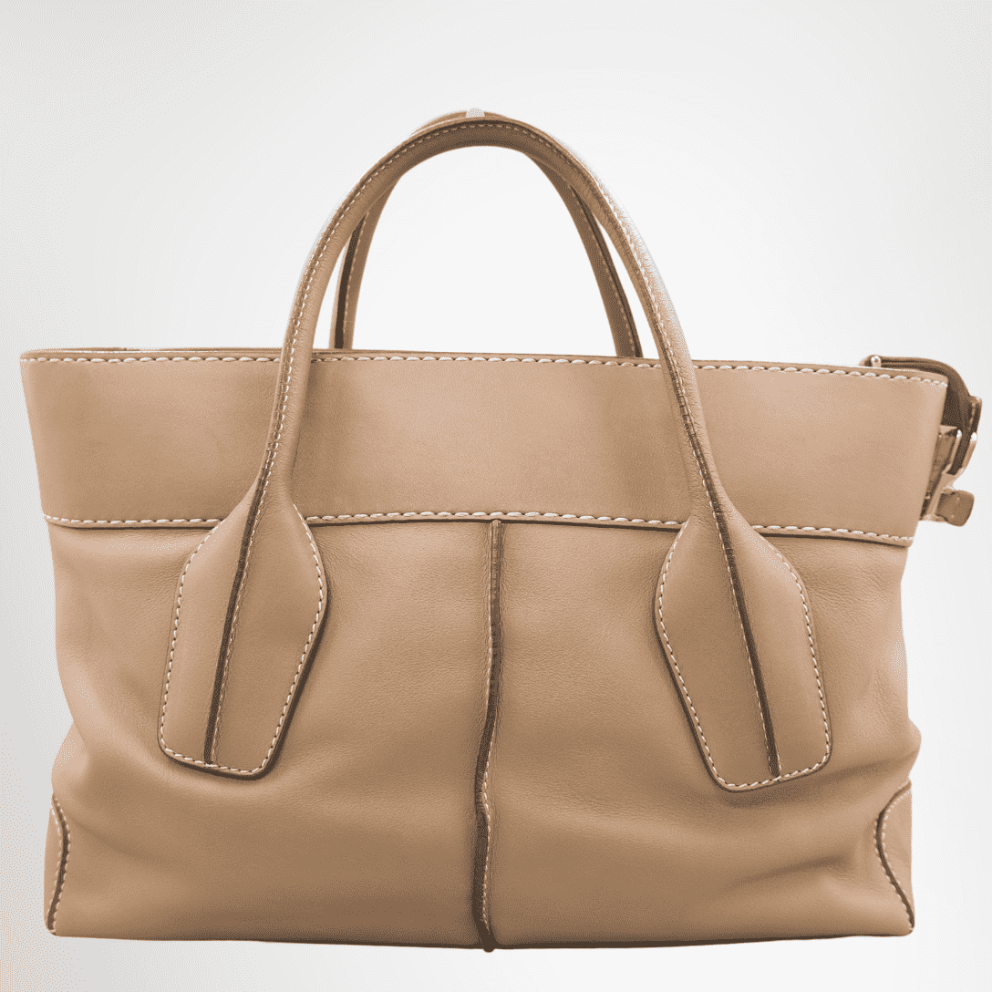Tod’s D-Styling Leather Tote Bag – Tan