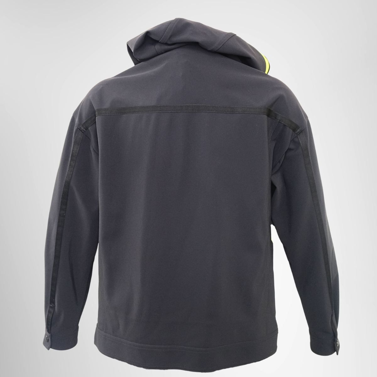 Valentino Black Nylon V-Logo Jacket – Pre-Owned Luxury Apparel – Antonio & Co Back View