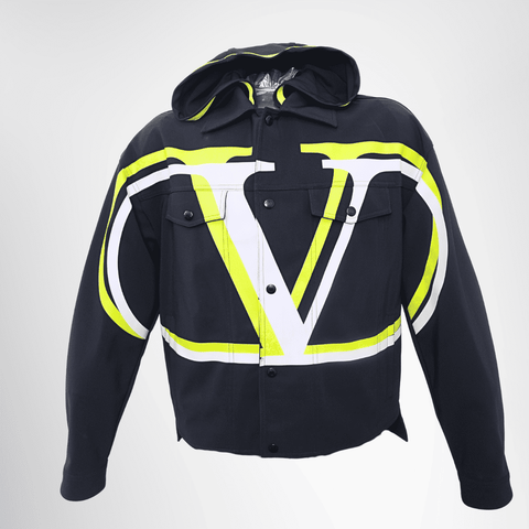 Valentino Black Nylon V-Logo Jacket – Pre-Owned Luxury Apparel – Antonio & Co Front Page