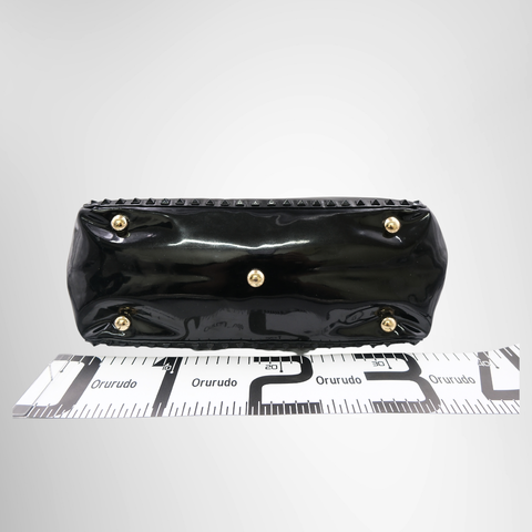 Valentino Garavani Rockstud Trapeze Tote Bag in Patent Leather