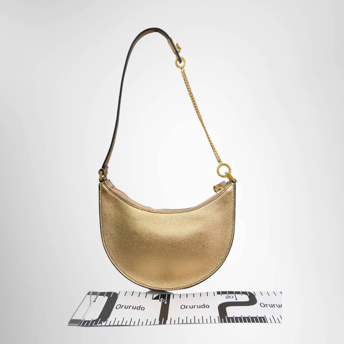 Valentino Garavani VLogo Signature Mini Hobo Bag – Gold