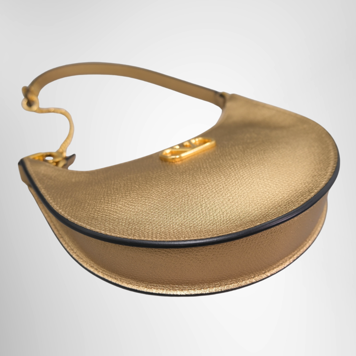 Valentino Garavani VLogo Signature Mini Hobo Bag – Gold