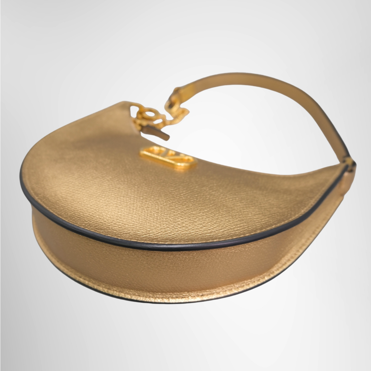Valentino Garavani VLogo Signature Mini Hobo Bag – Gold