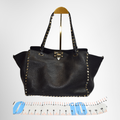 Valentino Preowned Luxury Bag Rockstud Tote Front View 2